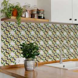 Bathroom Fliesenaufkleber Tile Stickers Kitchen Decals Spanish Tiles Set Of 20 Tiles Decals Wall Stickers V12 - thumbnail 2