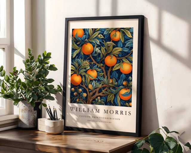 William Morris Orange Tree Poster - Vintage Botanical Wall Art - image 1