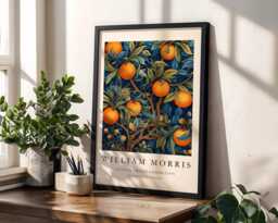 William Morris Orange Tree Poster - Vintage Botanical Wall Art - thumbnail 1