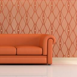 Retro Balloons Allover Wallpaper Stencil Diy Home Decor - thumbnail 1