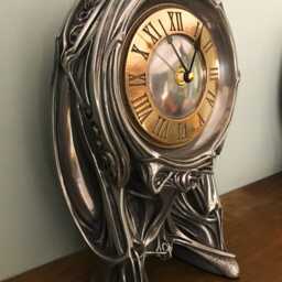Art Nouveau Metro Mantle Clock - thumbnail 3
