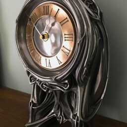 Art Nouveau Metro Mantle Clock - thumbnail 2
