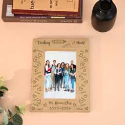 Teacher Gifts Frame, Appreciation Gifts, Class Photo Picture Gift From Student, Desk Decor, Thank You - thumbnail 2
