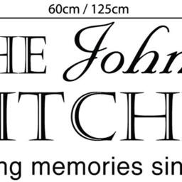 Kitchen Wall Decal Personalised Sticker Cooking Memories New Home Gift Restaurant Diner - thumbnail 2