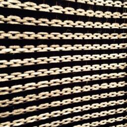 Woven Leather & Cowhide Rug Black & Light Grey Serrano - thumbnail 2