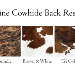 Genuine Cowhide Leather Counter Stool With Backs, Bar Height Kitchen Stool, Barstool Chair - Glbk - thumbnail 4
