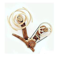 Handmade Wooden Kinetic Sculpture Swirl Clock Wall Art Oscillating Timepiece Pendulum Movement Hypnotic Decor - thumbnail 2