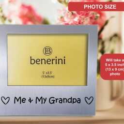 Me & My Grandpa Photo Frame - Picture Present Gift For - thumbnail 3