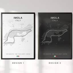 Formula 1 Track Art Print Grand Prix Motorsport Gift - thumbnail 2