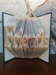 Friends - Folded Book Art Fully Customizable, Quaker, Friend - thumbnail 1