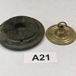 Brass Ceiling Hook Lamp Chandelier Light Wall Patras Wooden Mount Hanging Chain Antique Old - thumbnail 2