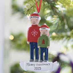 Personalized Family Christmas Jumper Decoration Hand Resin Keepsake - thumbnail 3