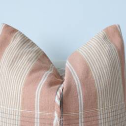 Handwoven Karen Hemp Pillow Cover Brown Neutral Boho Decor - 20x20 - thumbnail 2
