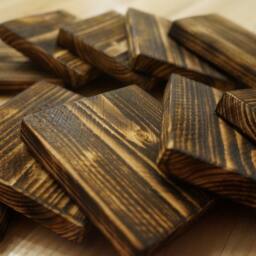Rustic Pine Wood Boards, Burned Blank Signs, Diy Craft Supply - Set Of 10 - thumbnail 3