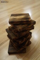 Rustic Pine Wood Boards, Burned Blank Signs, Diy Craft Supply - Set Of 10 - thumbnail 1