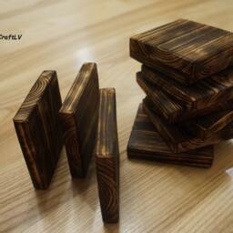 Rustic Pine Wood Boards, Burned Blank Signs, Diy Craft Supply - Set Of 10 - thumbnail 4
