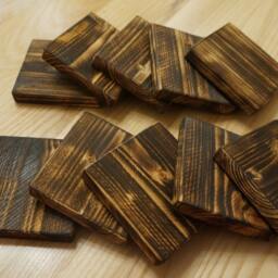 Rustic Pine Wood Boards, Burned Blank Signs, Diy Craft Supply - Set Of 10 - thumbnail 2