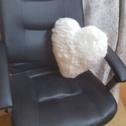 Heart Shape Wool Cushions Made in UK - thumbnail 3