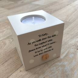 Personalised Gift For Bride From Bridesmaid Maid/Matron Of Honour Candle Gift Wedding Present Any Name You Would Like - thumbnail 3