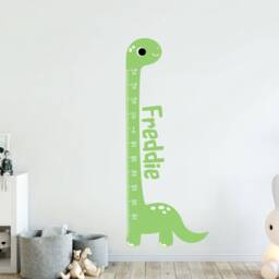 Dinosaur Height Chart Wall Decal, Growth Sticker, Dinosaur Decor - thumbnail 3
