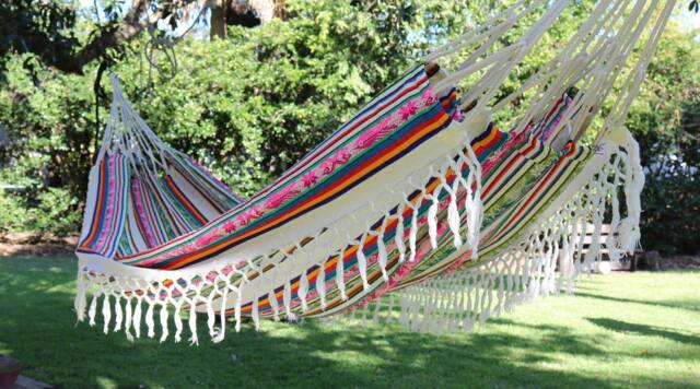 Vibrant Inca Hammock - Lightweight, Double, Handmade Ultra-Comfy For Outdoor Bliss & Relaxation - image 1