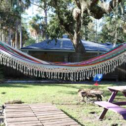 Vibrant Inca Hammock - Lightweight, Double, Handmade Ultra-Comfy For Outdoor Bliss & Relaxation - thumbnail 3