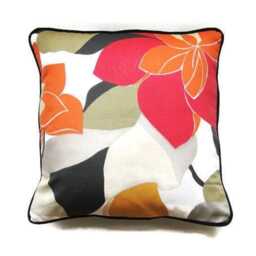 Scion Diva Floral Cotton Cushion Cover Blue Turquoise Green Pillow - thumbnail 4