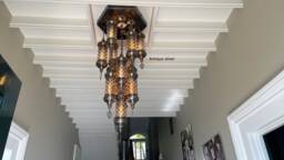 13 Lantern Chandelier Lamp, Turkey Moroccan Light, Moroccan Lighting, Turkish Light, Moroccan Lamp, Moroccan Pendant, Moroccan - thumbnail 1