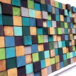 Wood Wall Art 3D, Sculpture - thumbnail 2