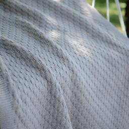 Hand Knitted Merino Wool Baby Blanket Soft Snuggle Knit - thumbnail 3