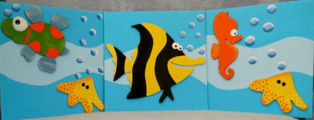 Friendly Ocean Characters Wall Hanging Decoration - image 1