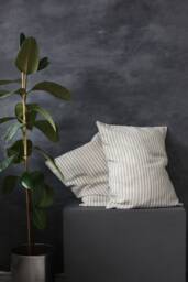 Natural Striped Linen Pillow Case - thumbnail 1
