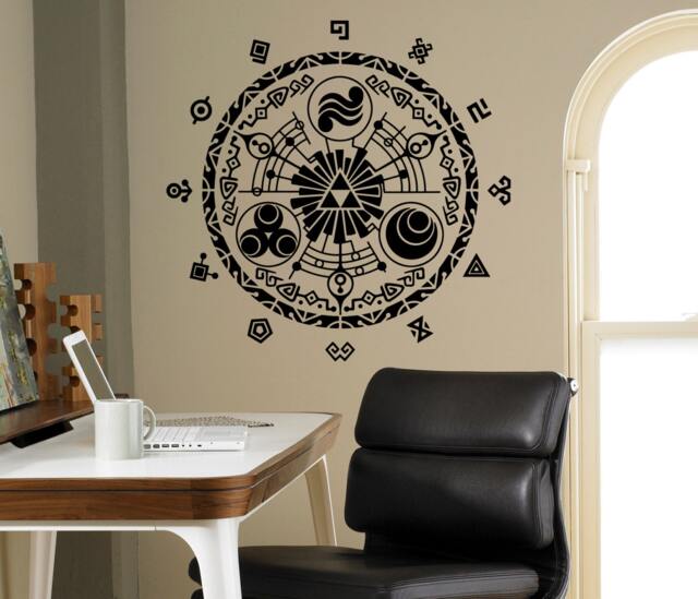 Legend Of Zelda Wall Vinyl Decal Gate Of Time Sticker Home Interior Bedroom Decor Kids Children Design 6(Zda - image 1