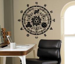 Legend Of Zelda Wall Vinyl Decal Gate Of Time Sticker Home Interior Bedroom Decor Kids Children Design 6(Zda - thumbnail 1