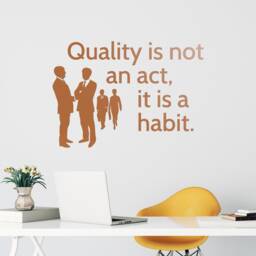 Office Quote Vinyl Wall Decal Motivational Inspirational Business Stickers Mural - #2958Di - thumbnail 2