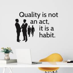 Office Quote Vinyl Wall Decal Motivational Inspirational Business Stickers Mural - #2958Di - thumbnail 1