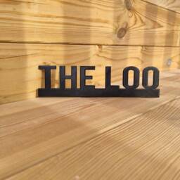 The Loo Door Topper, Shelf Decor, Wall Quirky Home Interior Gift, Door Decoration - thumbnail 3