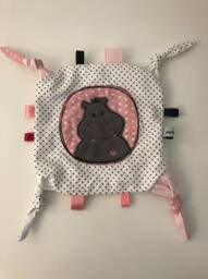 Cuddly Blanket Baby Hippo Girl Gift For Birthgift Babygift Baptism