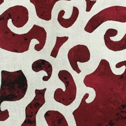Hand Cut Quilt Square Wall Hanging. Finished Fabric Lining & Fused Cutwork Heart Design By Linda Pool Hanging, Color Choice - thumbnail 2