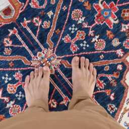 8'5x9'11 Handmade Medallion Wool Rug, Afghan Luxury Farmhouse New Mamluk Design Area Bedroom Livingroom Office D??cor Carpet - thumbnail 3
