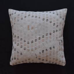 Kilim Pillow Embroidery Cotton Coussin Morrocan Cushion 26 X Boho Kissen Housse 65X65 Rug Covers - thumbnail 1