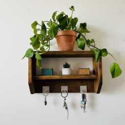 Entryway/ Key Holder/Coat Rack - thumbnail 1