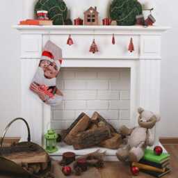 Create Your Own - Festive Personalised Text & Photo Christmas Stocking - thumbnail 2