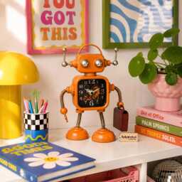 Lavira Desk Robot Clock Freestanding - thumbnail 1