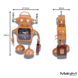 Lavira Desk Robot Clock Freestanding - thumbnail 4