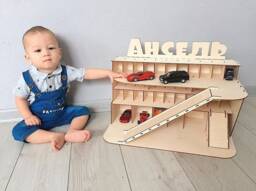 Montessori Toys For Baby Gift Wooden Puzzle Play House Car Garage Storage Toddler Educational Learning Waldorf Kids