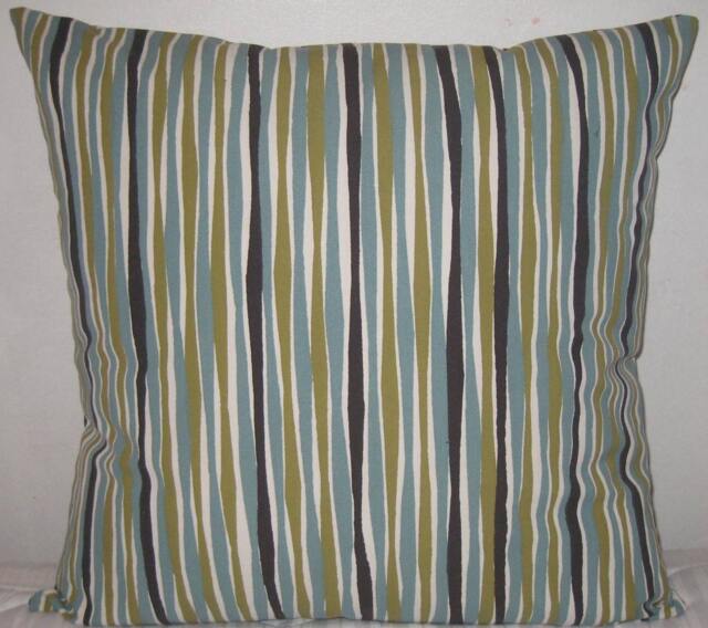 "striped Decorative Pillow Cover 24""x 24" - image 1