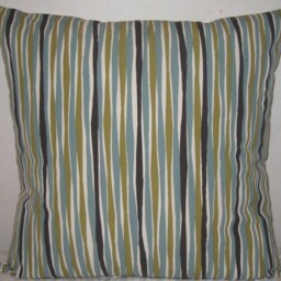 "striped Decorative Pillow Cover 24""x 24" - thumbnail 2
