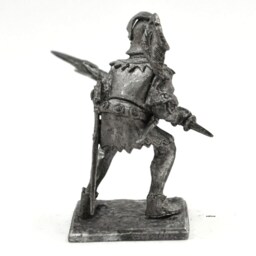 Tin 54mm Figure Knight. Europe 15Th Century - thumbnail 3
