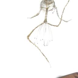 Ballet Dancer Polymer Clay, Wire, Metal Mesh Sculpture Ooak/Abstract Modern Art - thumbnail 4